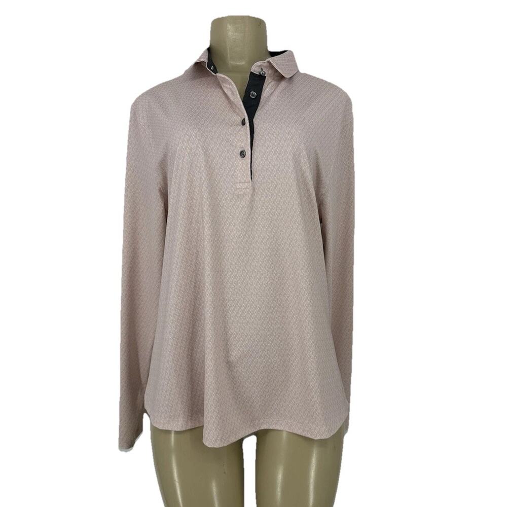 Greyson Scarlett Polo Women's XL Pullover Long Sleeve Shirt Golf Active W27